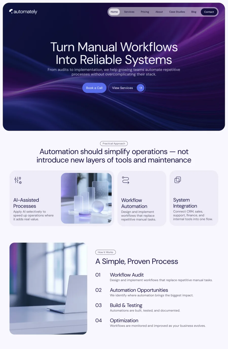 Automately template preview